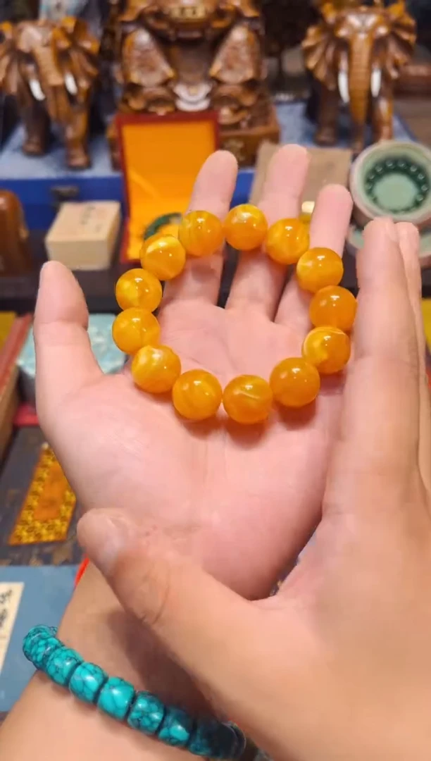 未镶嵌蜜蜡裸石A老七专属高端精品57