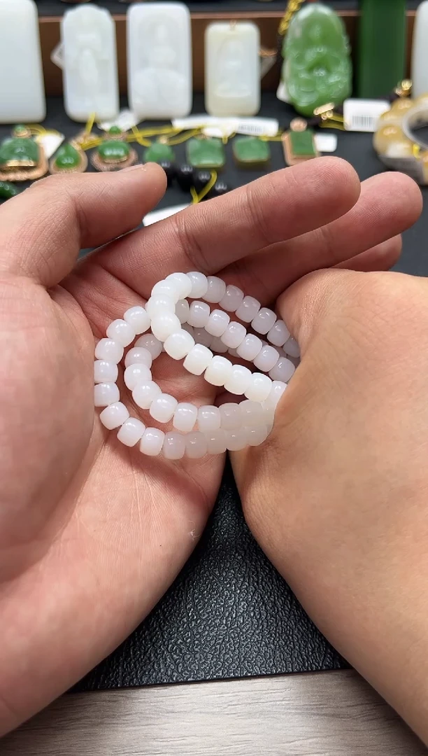 【闪购商品】和田玉颈饰未镶嵌白玉108