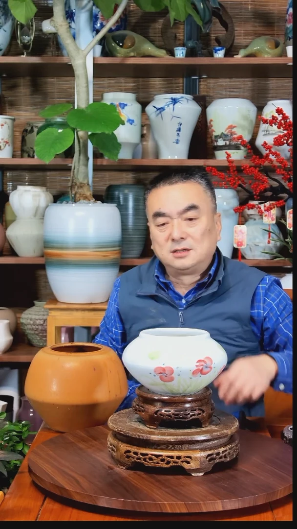 无花朵摆*水之韵水培瓷器瓶