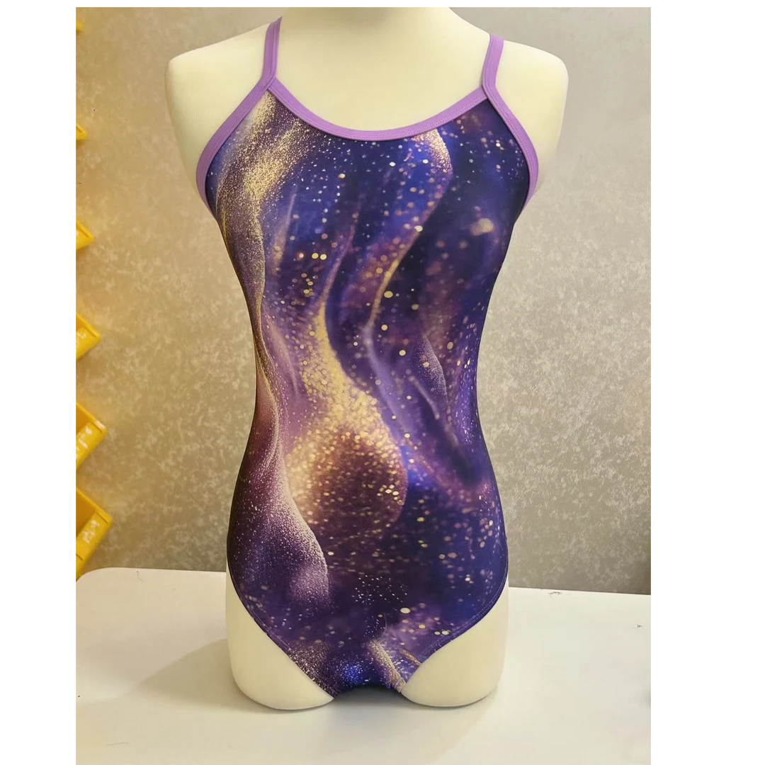 训练女款单层竞速泳衣外贸尾货（默认微瑕）