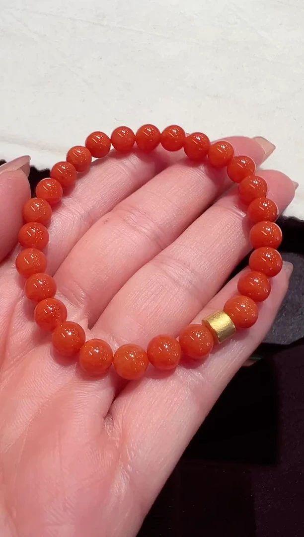 【闪购商品】南红玛瑙手链未镶嵌南红手链
