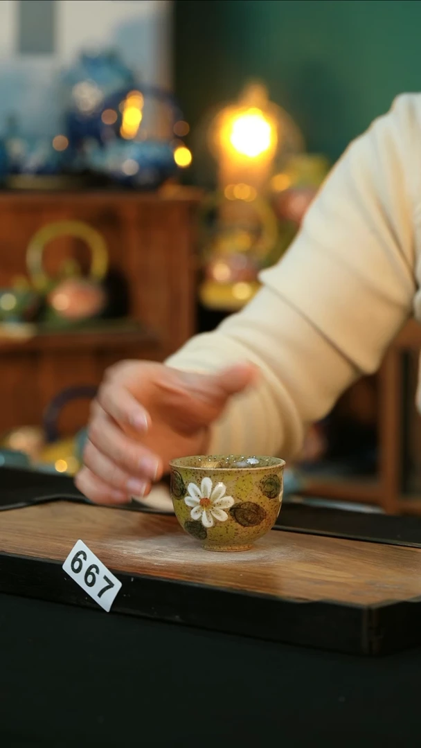 【闪购商品】杯手绘心瓷陶瓷浮力