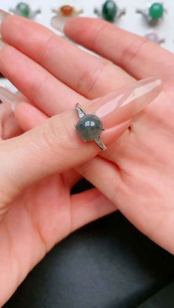 【闪购商品】翡翠戒指银S925镶嵌.....