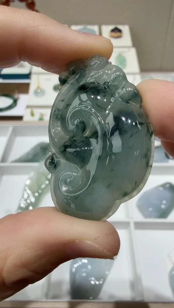 未镶嵌挂件翡翠A货翡翠多样性孤品