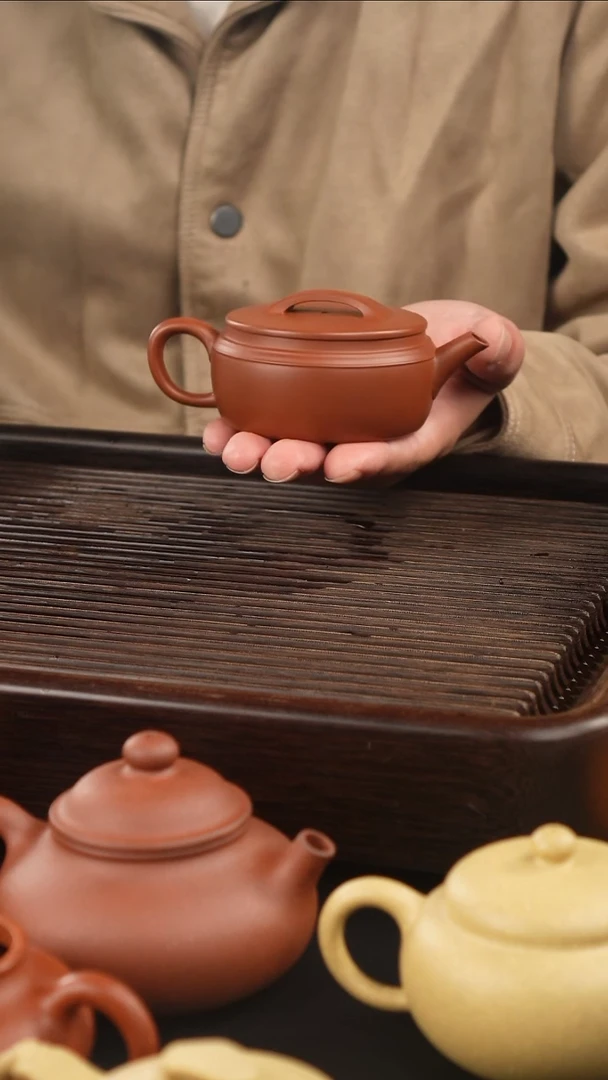 紫砂公道杯预定 小红泥 汉瓦 120CC