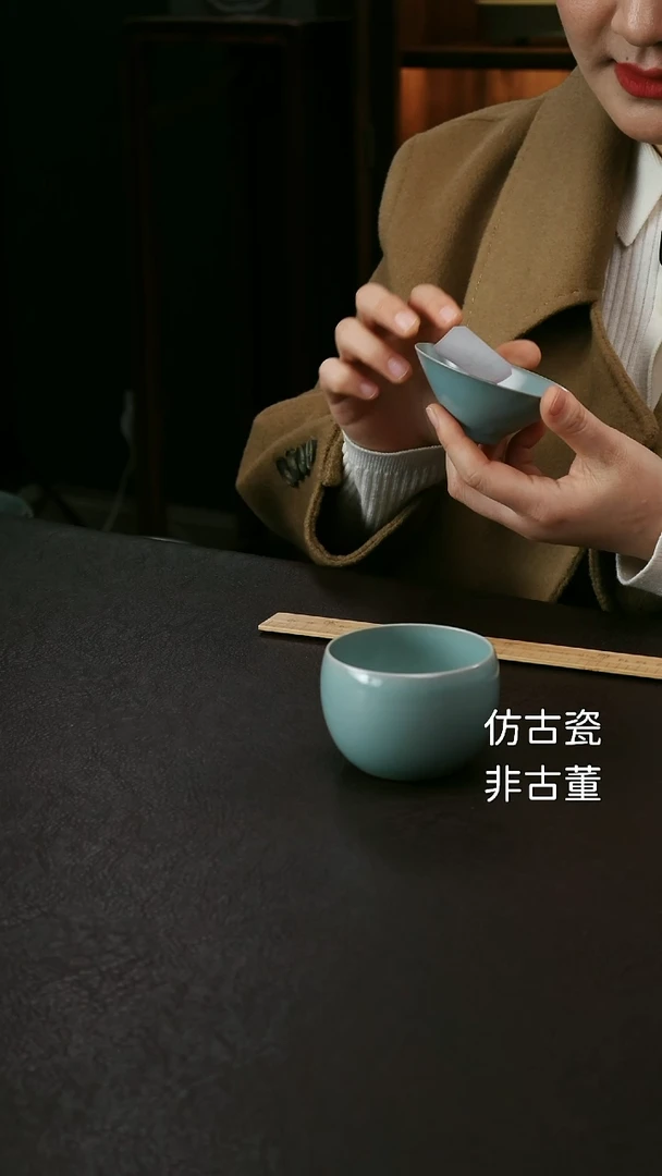 其他汝官窑龙蛋杯90