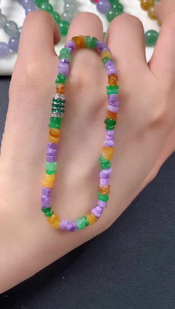 未镶嵌手串翡翠D464|4980