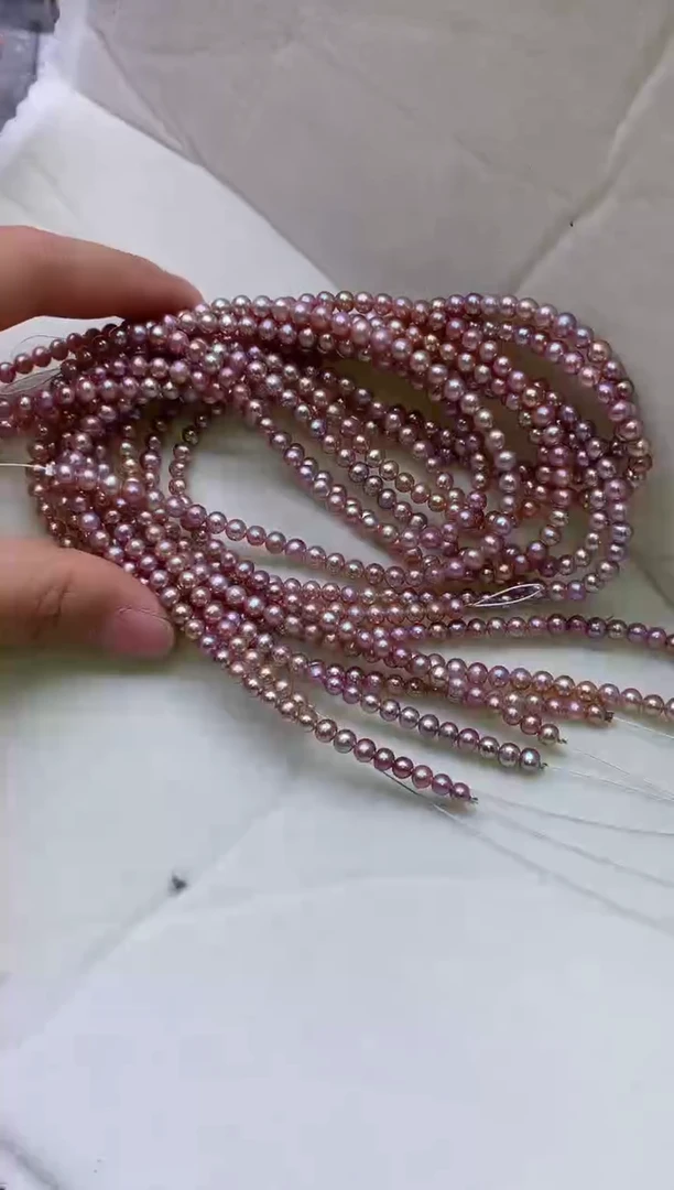 【闪购商品】淡水珍珠项链银S925镶嵌多发其一