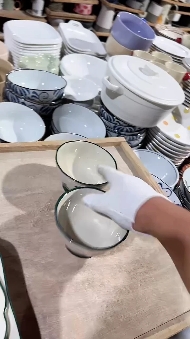 陶瓷2个铃兰米饭碗微瑕 凑满20元包邮