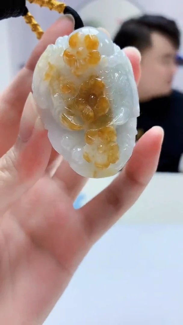 定制翡翠未镶嵌5060zm-毛货挂件63