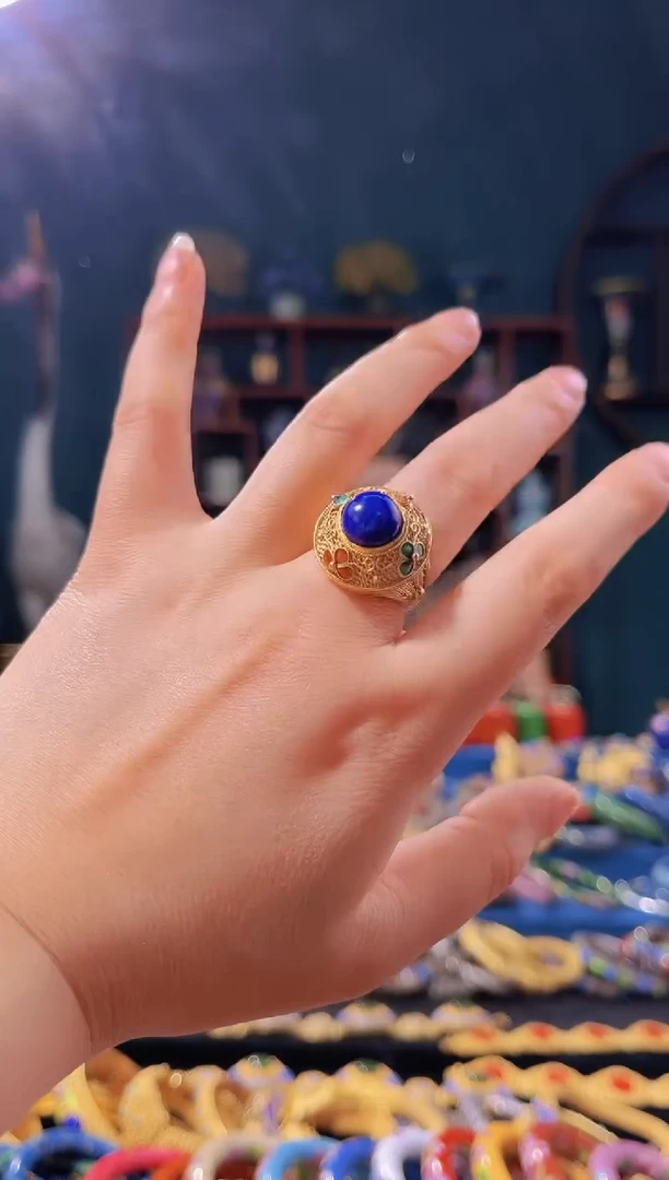 【闪购商品】非遗技艺 花丝镶嵌戒指