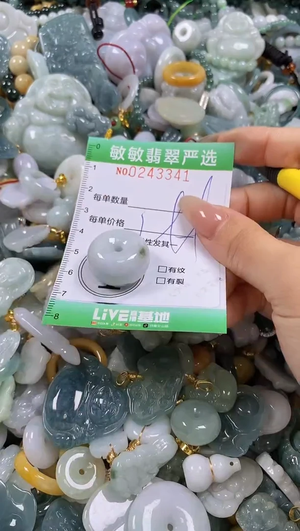 翡翠未镶嵌颈饰闪购0243341