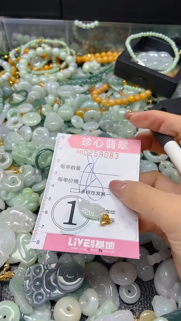 翡翠未镶嵌颈饰闪购0259083