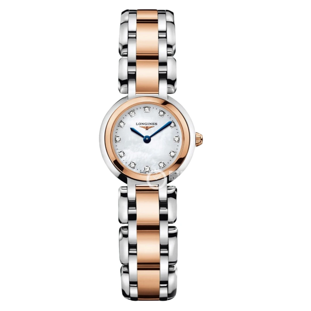 99新 Longines/浪琴 心月女士石英腕表 23盘 L8.109.5.87.6