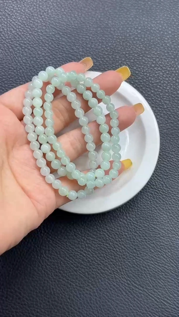 未镶嵌手串翡翠K320-1201 手串单圈 多样性发一件