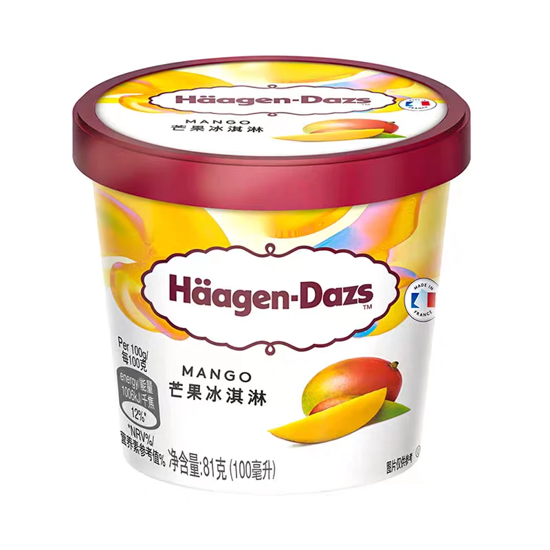 哈根达斯芒果冰淇淋雪糕同城送雪糕同城配