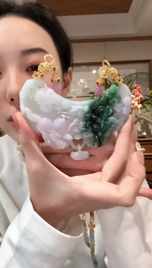 【闪购商品】翡翠颈饰未镶嵌国风