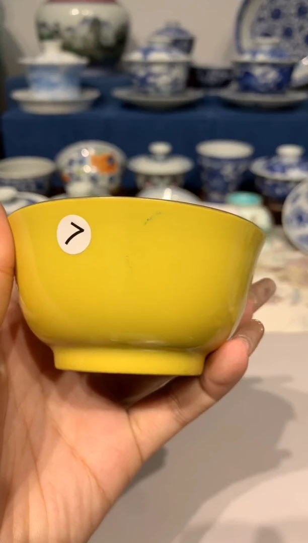 【闪购商品】摆件7颜色釉单杯微瑕