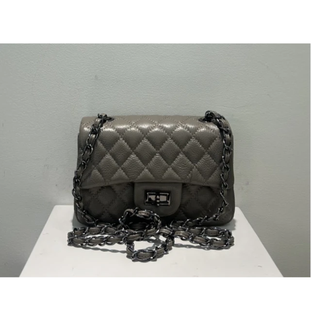 时尚轻奢2Q108灰色包经典单肩腋下包斜挎女包