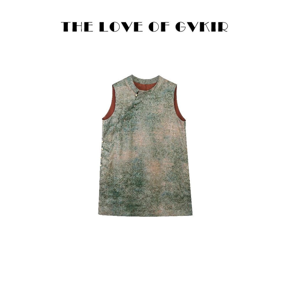 【侠夫人专属】复古曼陀罗无袖上衣G252141