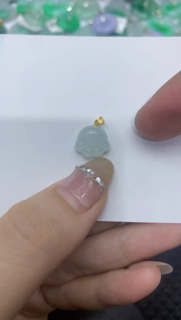 【闪购商品】翡翠颈饰18K金镶嵌222222222