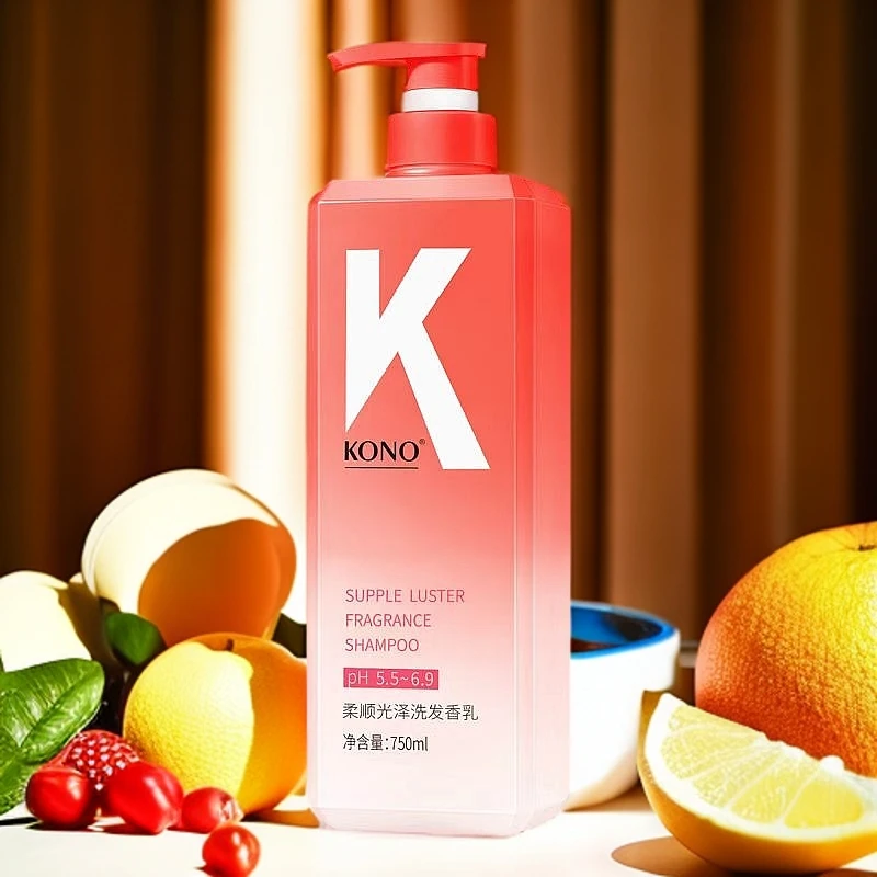 KONO柔顺光泽洗发香乳750ml-红瓶 临期品 GUO