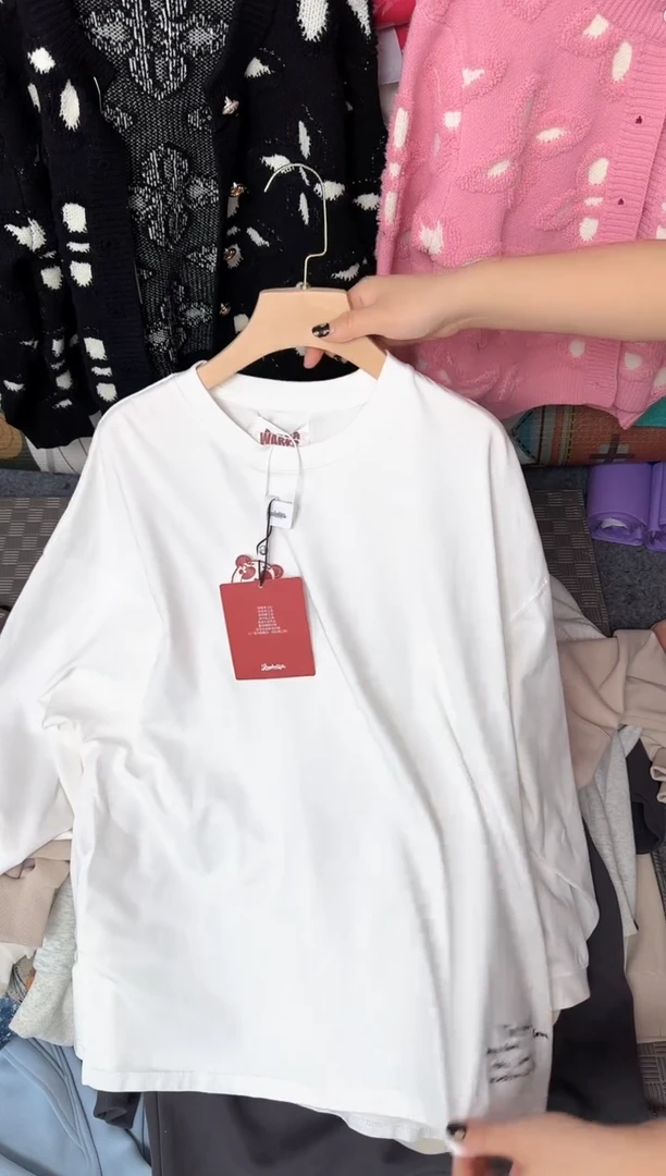 棉熊猫家白色特价不退换