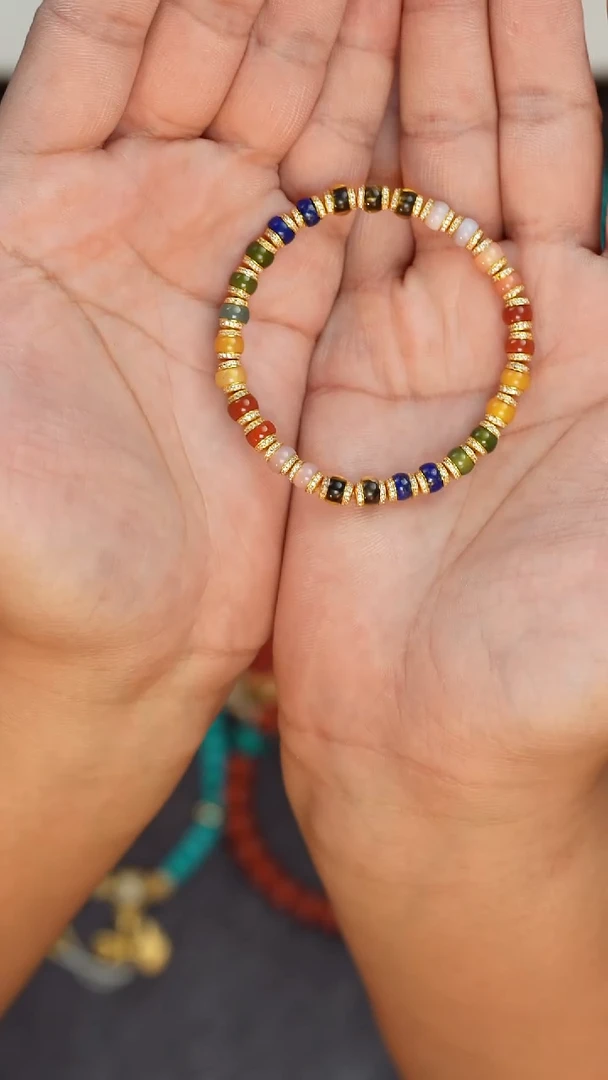 【闪购商品】青金石手串未镶嵌青金石多宝手串