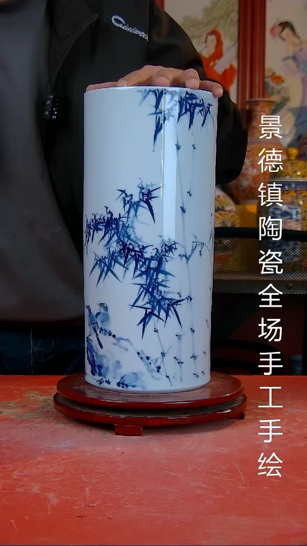 摆件陶景德镇陶瓷 全场手工手绘
