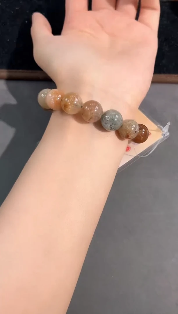 水晶手链未镶嵌64号喜马四季千层单圈13mm