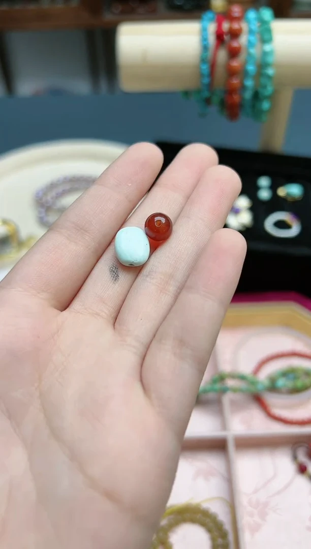 【闪购商品】玛瑙/玉髓配饰未镶嵌玛瑙配饰*1 ZD不刘