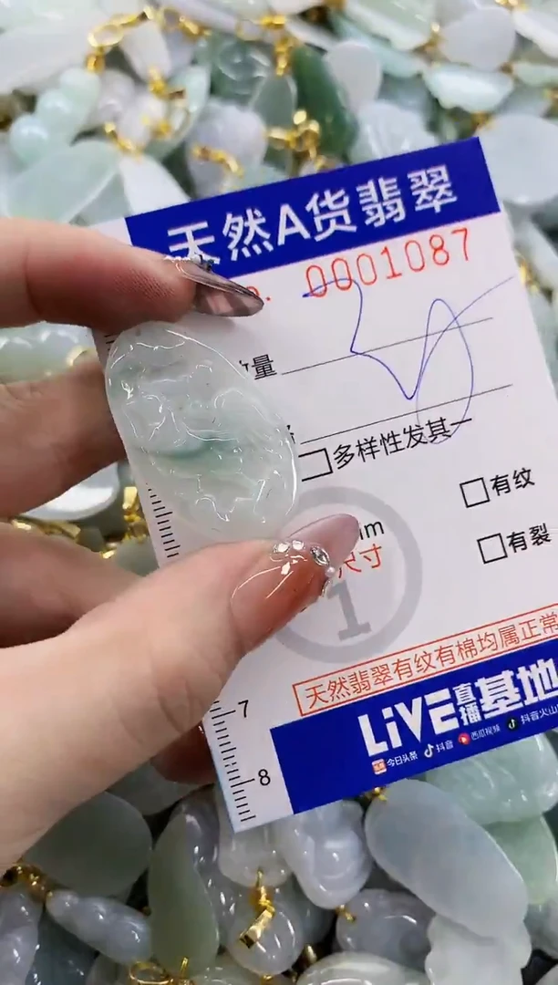 颈饰未镶嵌翡翠天然A货翡翠
