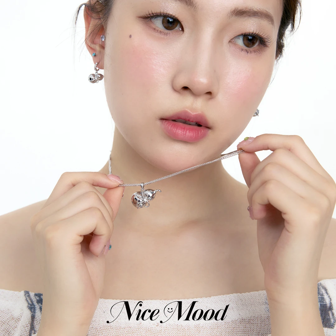 铜合金项链 【买3免1】福禄招财葫芦项链女中式金属高级感锁骨链