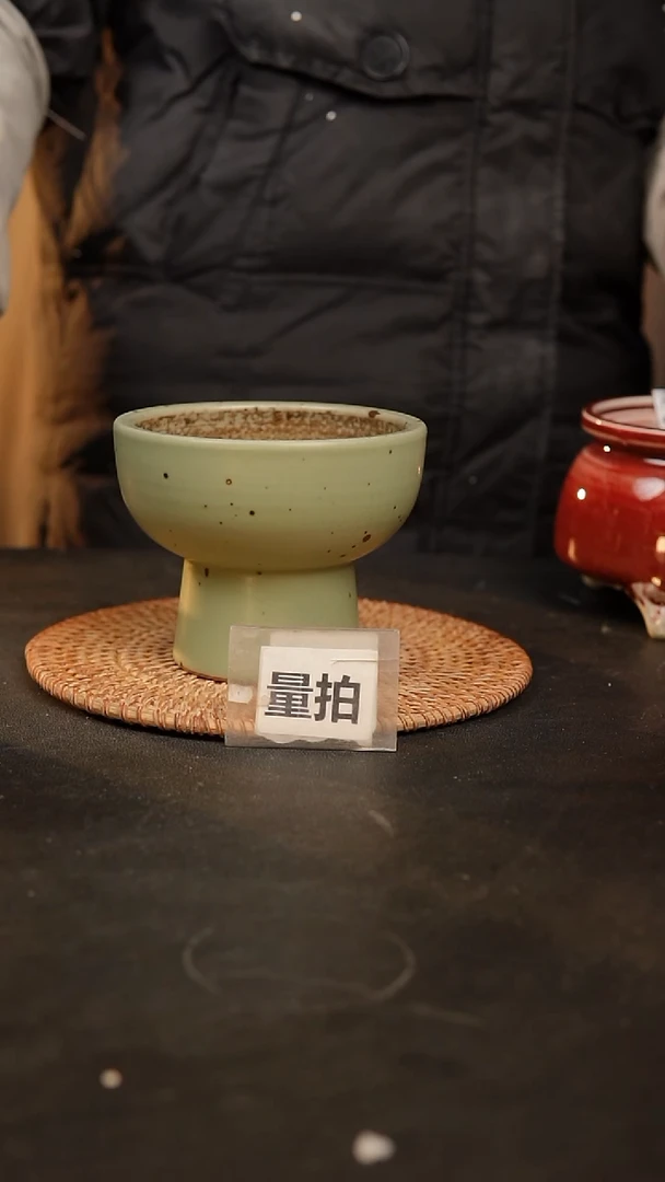 【闪购商品】瓷片泥泥手工花盆口10高9