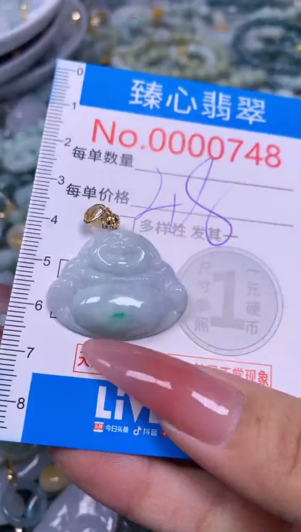 【闪购商品】翡翠颈饰未镶嵌含绳000748