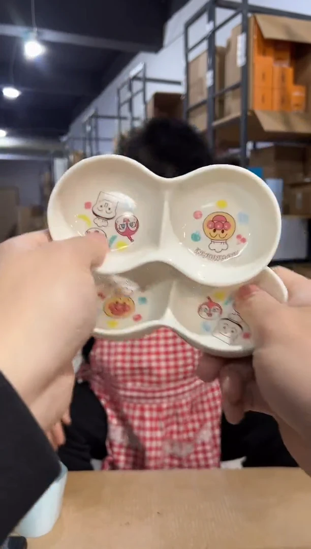 【闪购商品】杯面包超人花生蘸料碟2件套