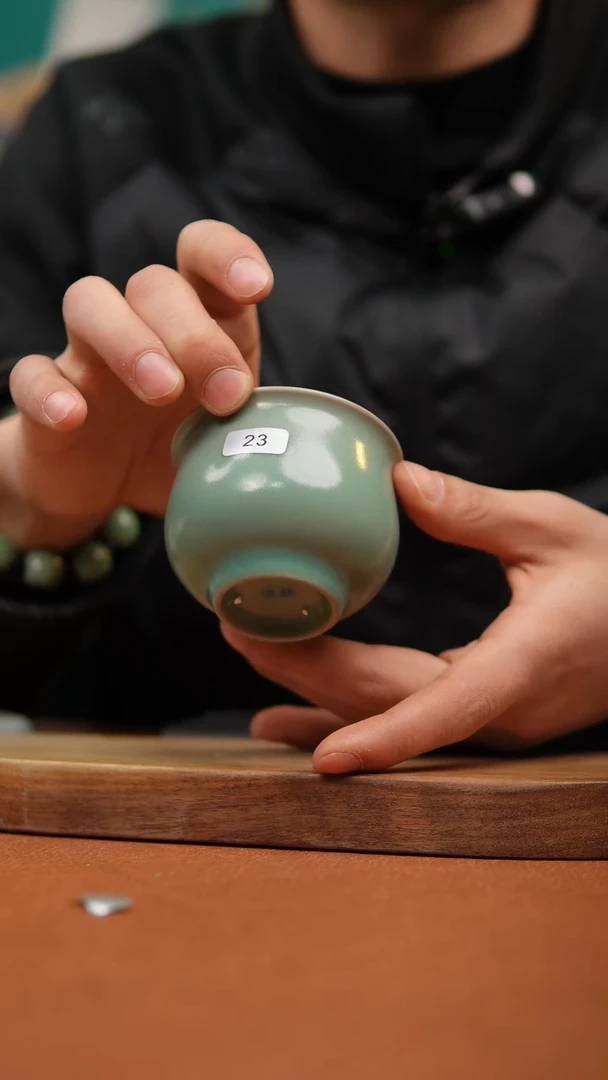 【闪购商品】瓷片原产地原矿仿古佛缘杯