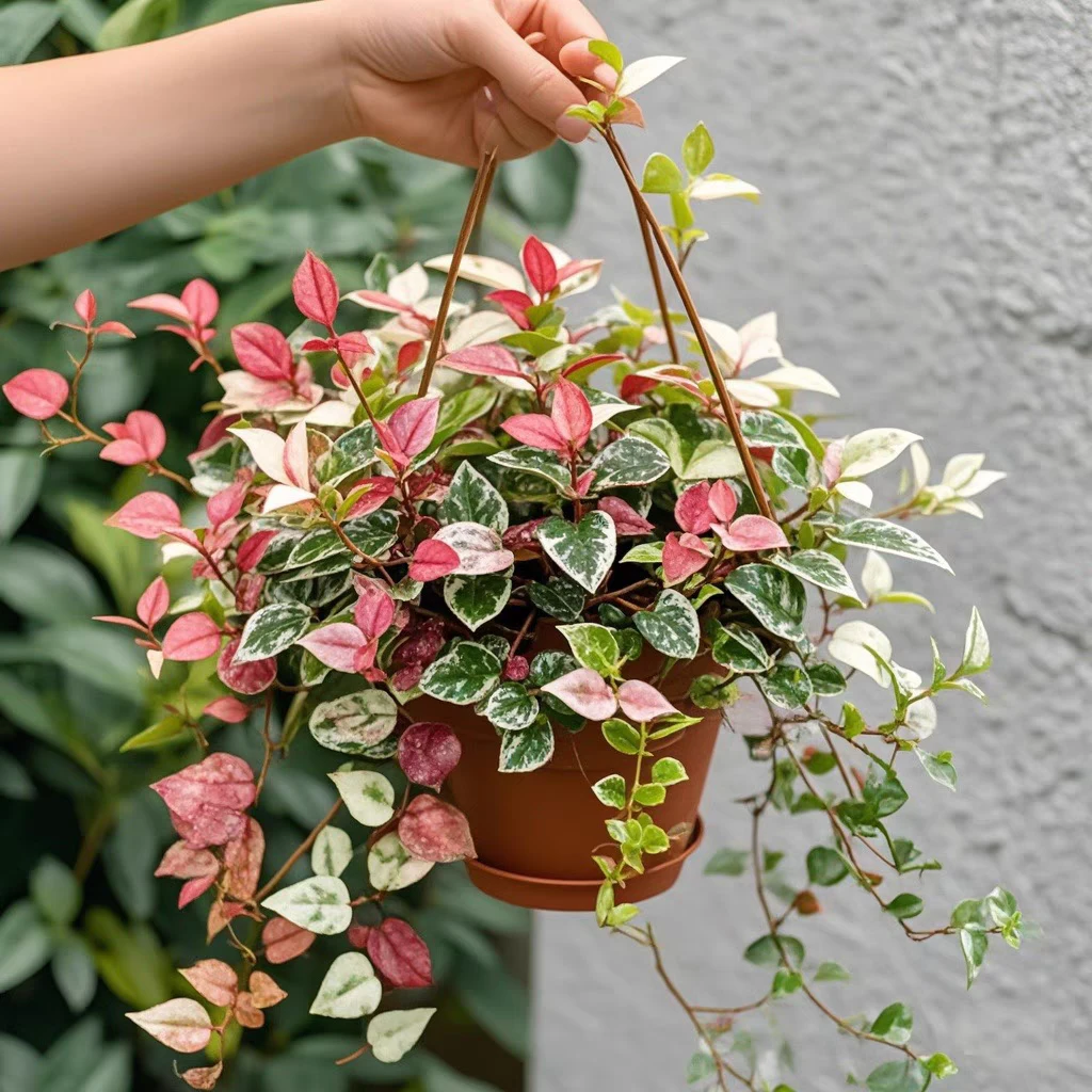 花叶络石盆栽室内阳台垂吊植物常绿庭院园林花镜花坛藤蔓地被绿植