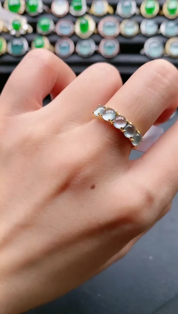 【闪购商品】翡翠戒指银S925镶嵌111111