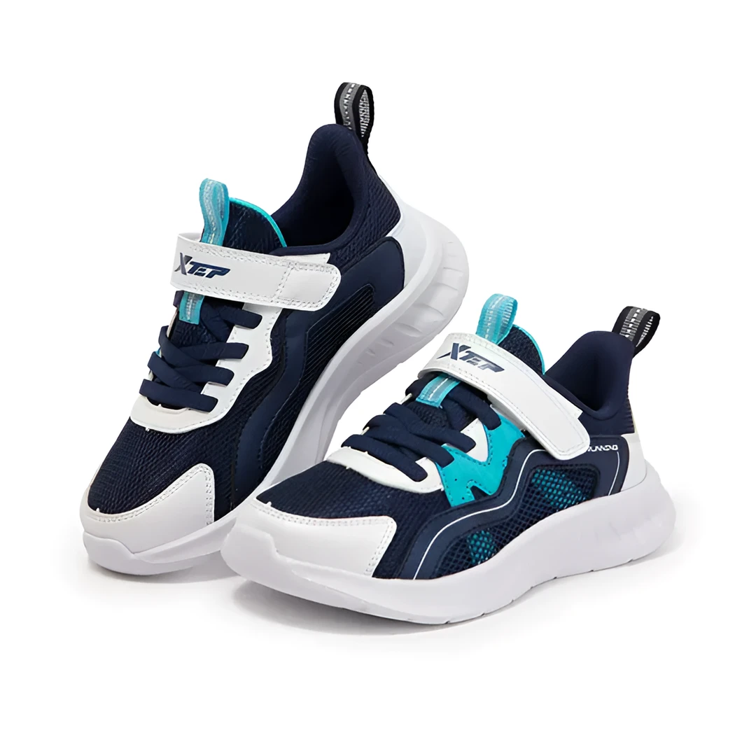 特步儿童春季新款跑鞋大童春季款防滑透气运动鞋676116119143