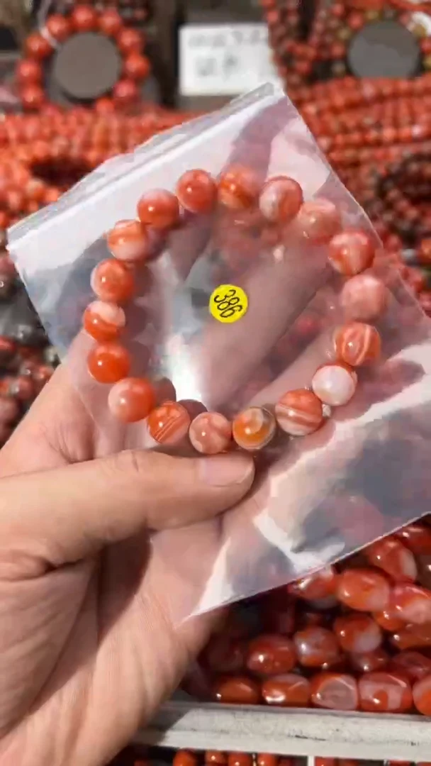南红玛瑙手串未镶嵌11