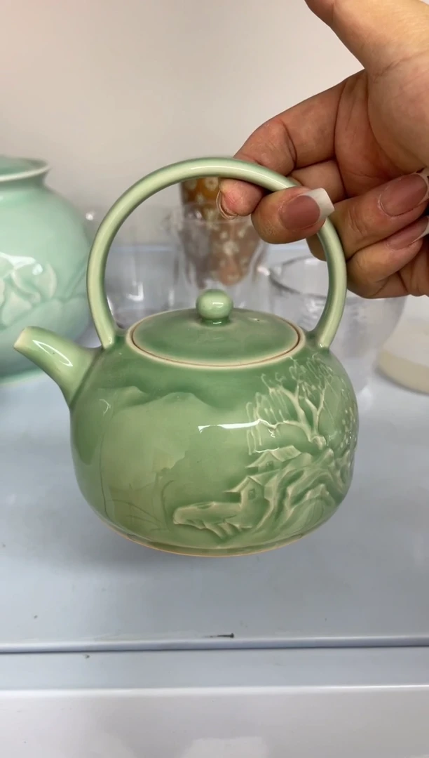 慧仙青瓷全手特价福利 微瑕 慧仙青瓷