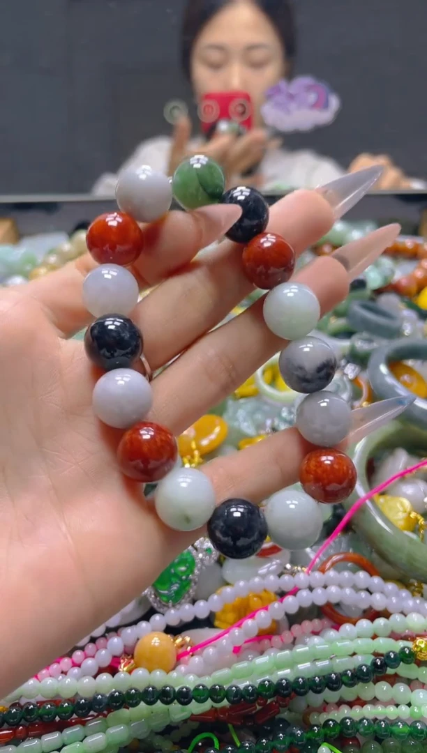 颈饰未镶嵌翡翠13MM