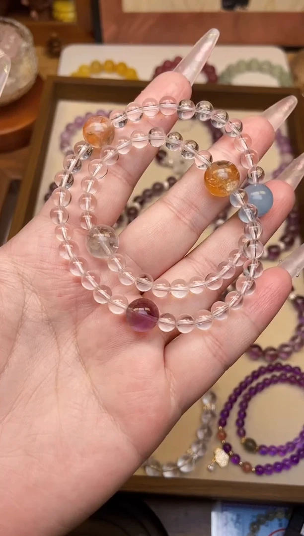 【闪购商品】水晶手链未镶嵌白水晶