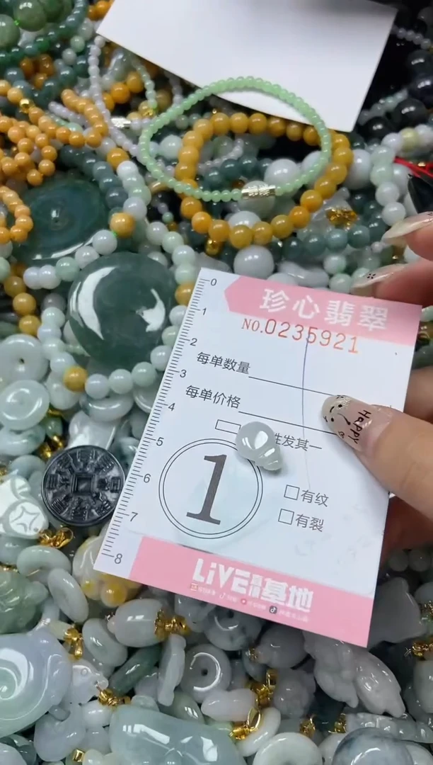 翡翠未镶嵌颈饰闪购0235921