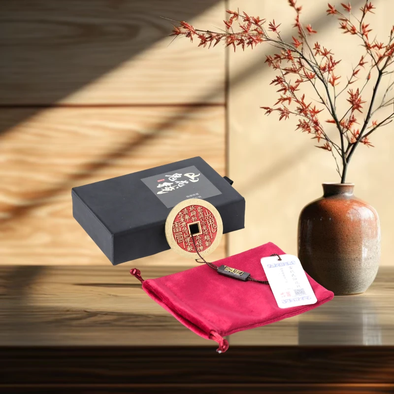 武当山发货 老铜铸山鬼花钱文玩挂件  GWDS91240105