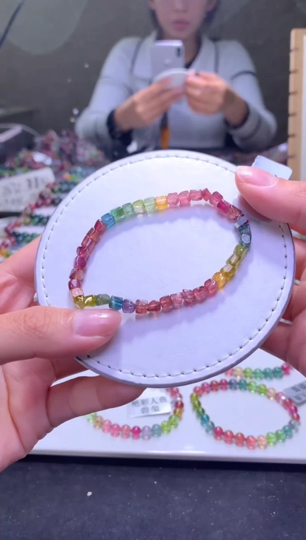 未镶嵌手串碧玺A126【天然碧玺】