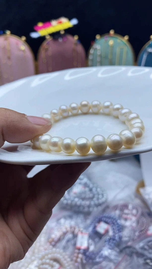 淡水珍珠手绳未镶嵌珍珠手链