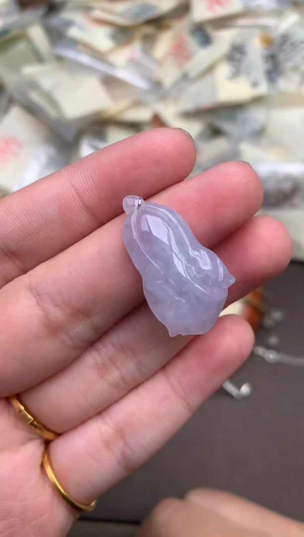 翡翠挂件未镶嵌—