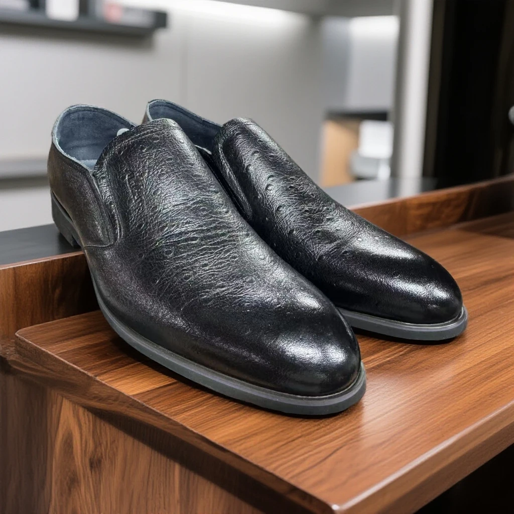 201-400休闲皮鞋男士男款舒适时尚百搭透气真皮